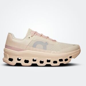 On Cloud CLOUDMONSTER Running Shoe Sneaker Women Size US 11 Moon/Fawn Pink NIB